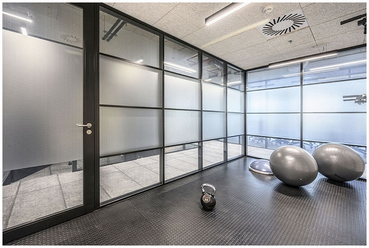 Room Partition Using Mesh Laminated Architectural Mesh – Impact-Resistant, Fireproof & Durable
